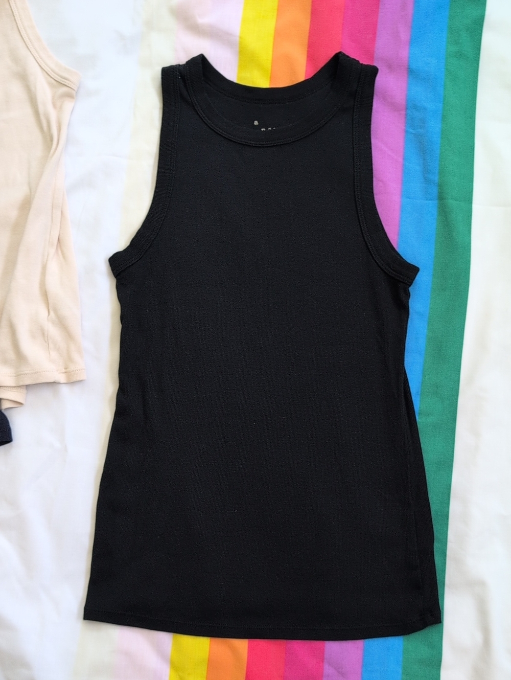 Set Of 4 A New Day Slim Fit Ribbed Tank Tops - Picture 4 of 8